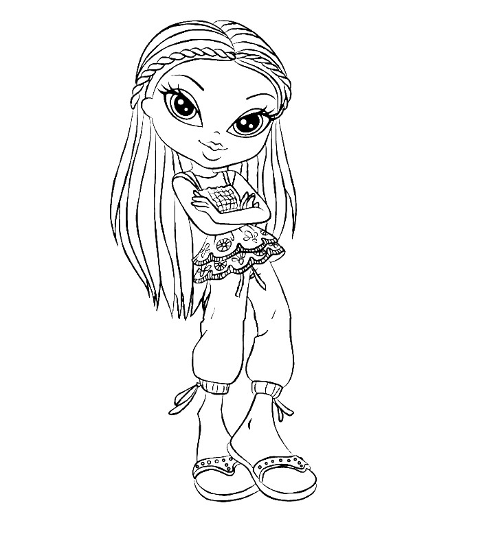 baby bratz printable coloring pages - photo #25