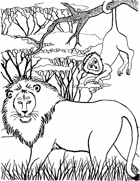 tatiana lion coloring pages - photo #5