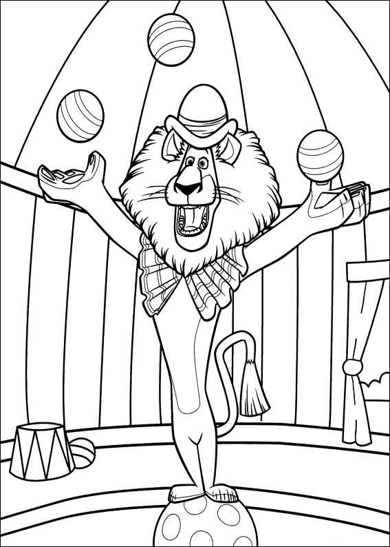 madagascar 3 gia coloring pages - photo #10