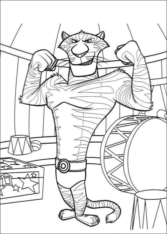 madagascar 3 coloring pages to print - photo #37