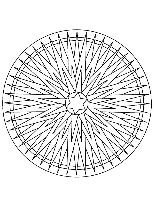 mandala difficult coloring pages - photo #30