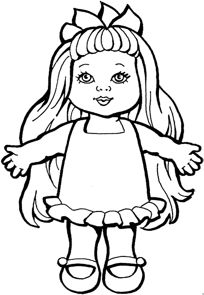 baby doll coloring pages printable - photo #14