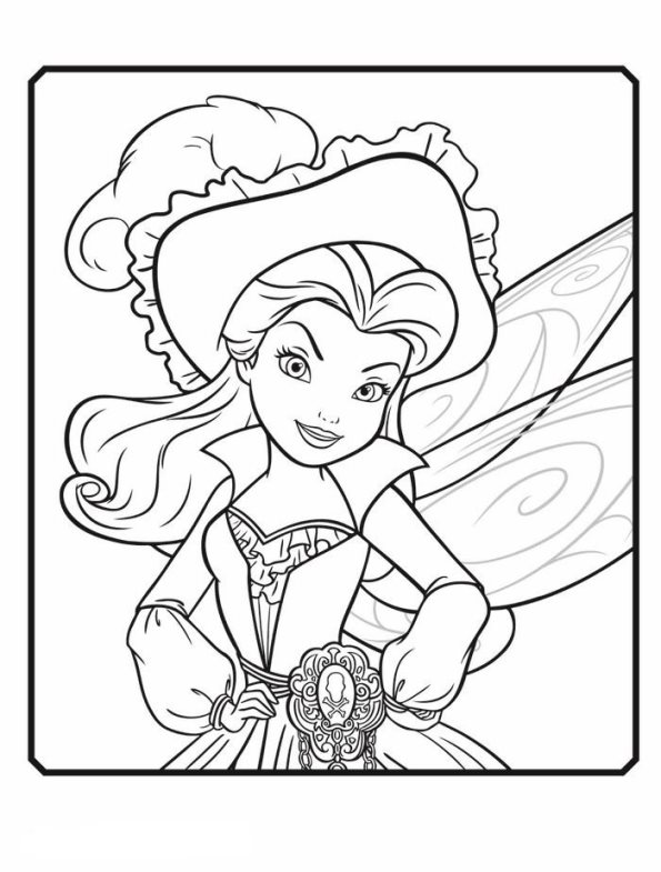 sabrina pirate fairy coloring pages - photo #12