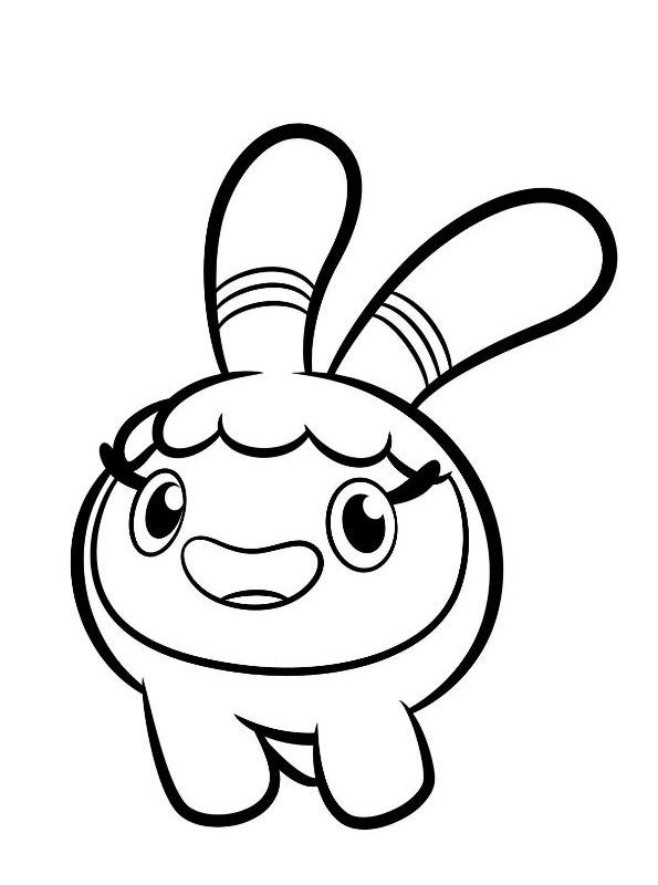 Squeaky Peeper Do, kleurplaat van Abby Hatcher