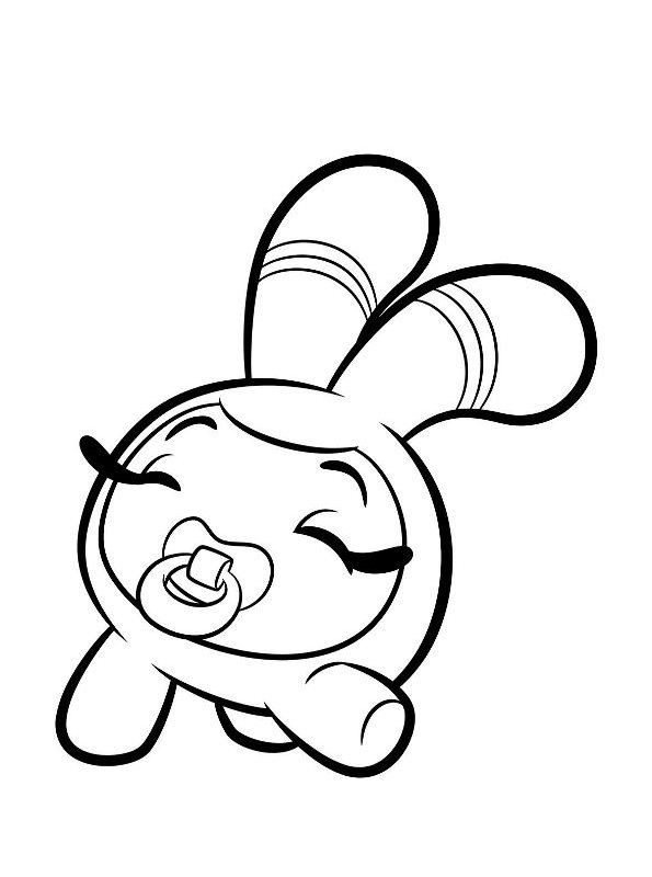Squeaky Peeper Little Do, kleurplaat van Abby Hatcher