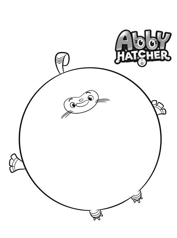 Teeny Terry, kleurplaat van Abby Hatcher