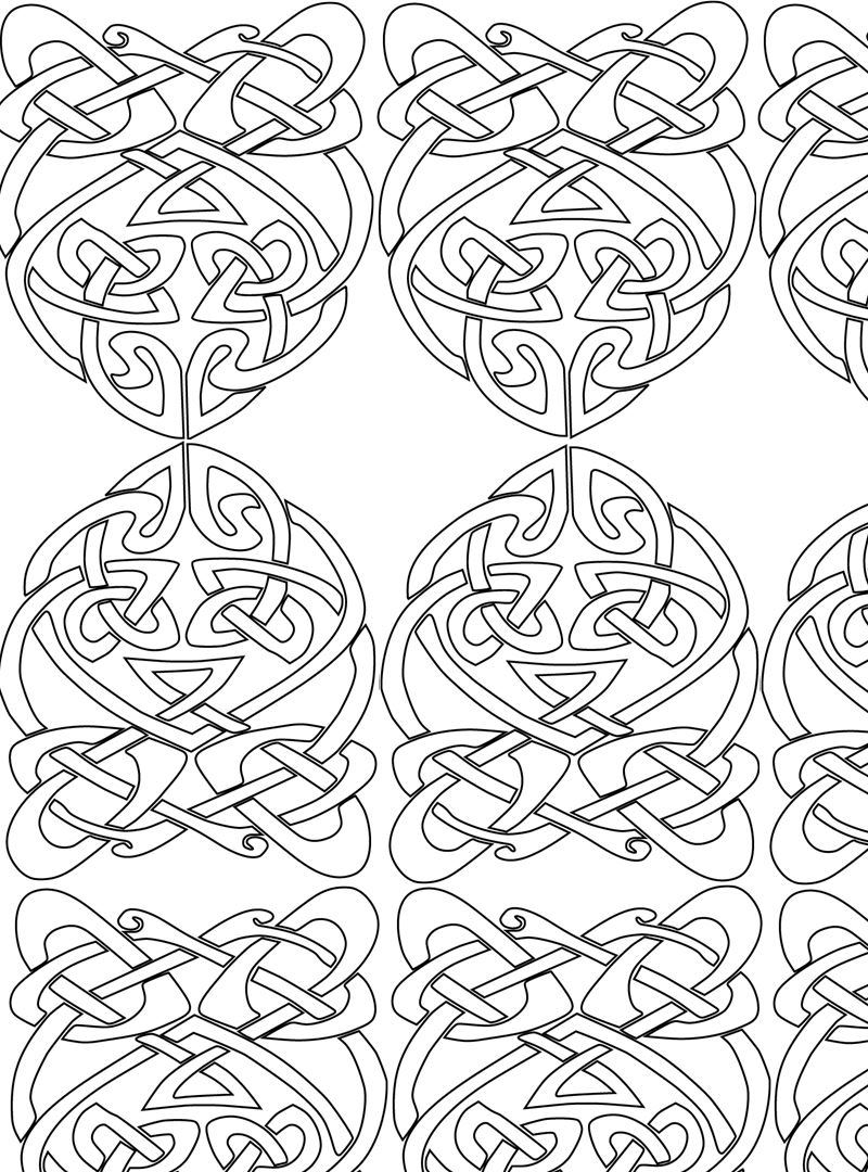 Abstract voor volwassenen 5, kleurplaat van Abstract voor volwassenen