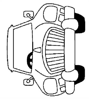 Auto 15, kleurplaat van Auto