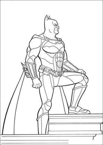 Batman 5, kleurplaat van Batman