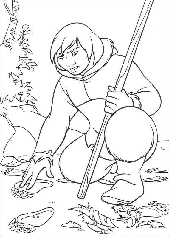 Sitka, kleurplaat van Brother Bear