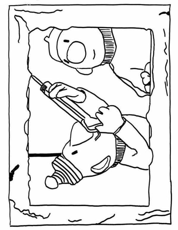 Buurman en Buurman 3, kleurplaat van Buurman en Buurman
