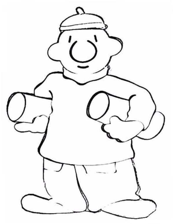 Buurman en Buurman 8, kleurplaat van Buurman en Buurman