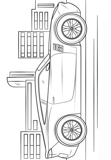 cruz ramirez, kleurplaat van Cars 3