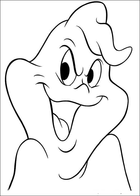 Fatso, kleurplaat van Casper het vriendelijke spookje
