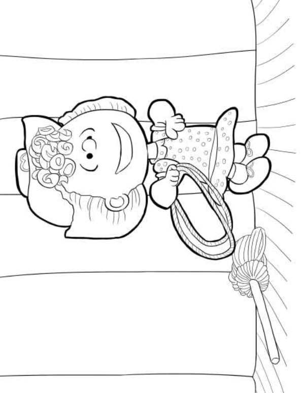 sally brown, kleurplaat van Charlie Brown