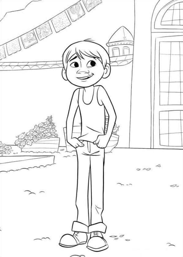 Coco 2, kleurplaat van Coco