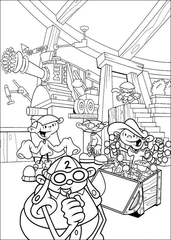 Codenaam Kids Next Door 5, kleurplaat van Codenaam Kids Next Door