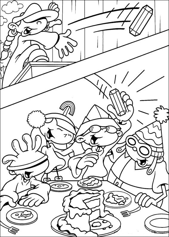 Codenaam Kids Next Door 16, kleurplaat van Codenaam Kids Next Door