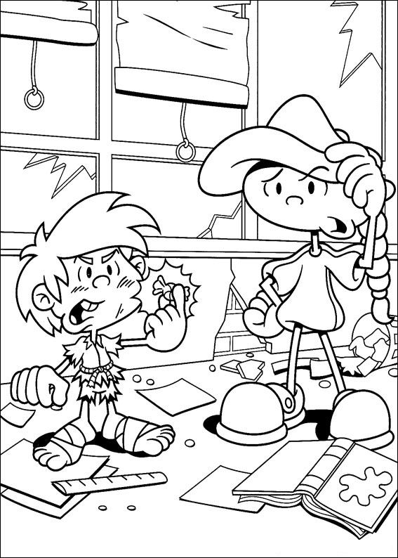 Codenaam Kids Next Door 18, kleurplaat van Codenaam Kids Next Door