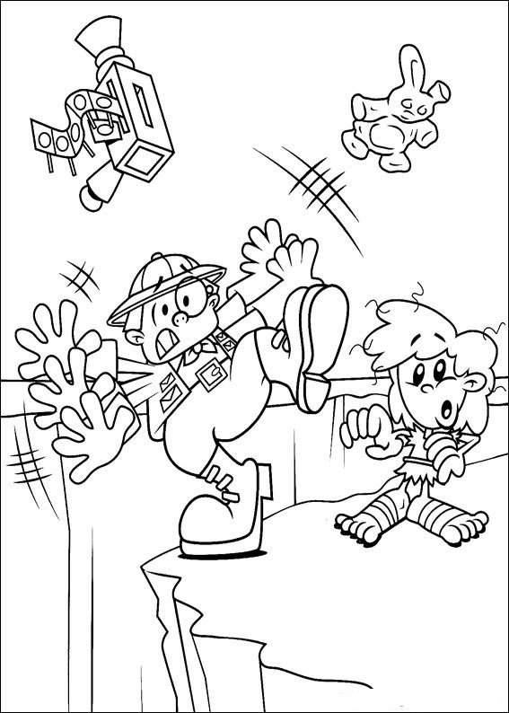Codenaam Kids Next Door 23, kleurplaat van Codenaam Kids Next Door