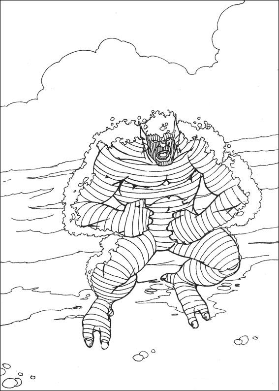 Hulk 52, kleurplaat van Hulk
