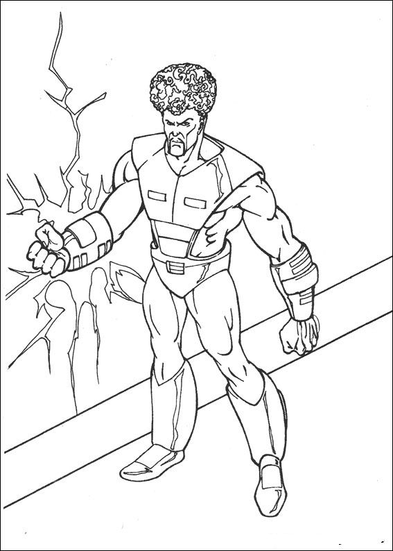 Hulk 56, kleurplaat van Hulk