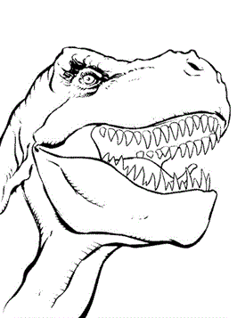 Dinosaurus 15, kleurplaat van Dinosaurus
