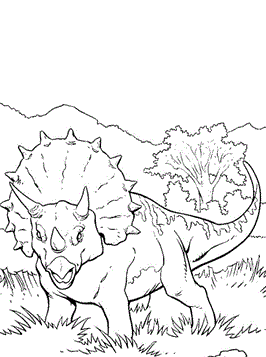 Dinosaurus 16, kleurplaat van Dinosaurus