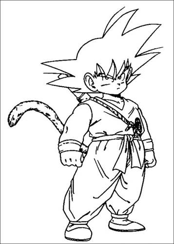 Dragon Ball Z 49, kleurplaat van Dragon Ball Z