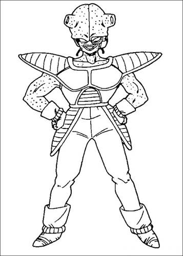 Dragon Ball Z 54, kleurplaat van Dragon Ball Z