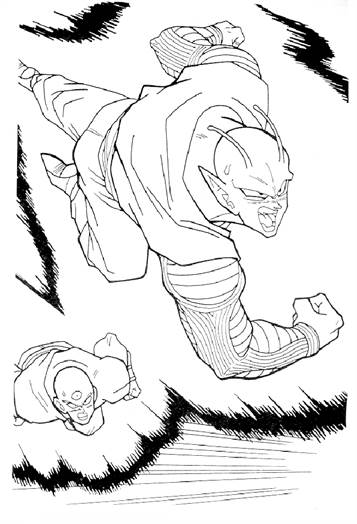 Dragon Ball Z 7, kleurplaat van Dragon Ball Z