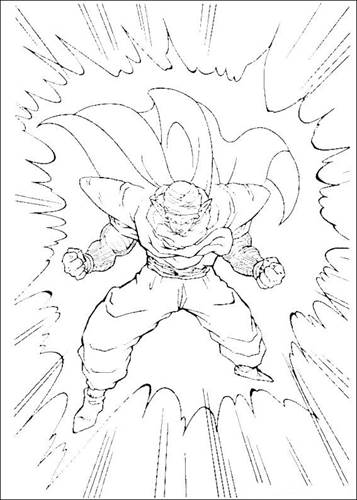 Dragon Ball Z 22, kleurplaat van Dragon Ball Z