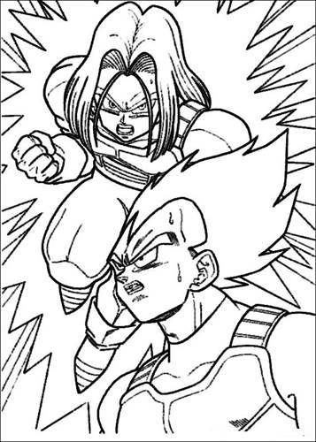 Dragon Ball Z 26, kleurplaat van Dragon Ball Z