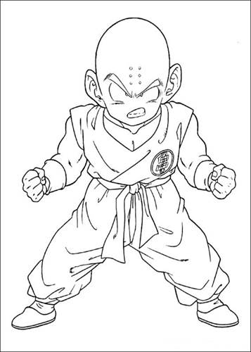 Dragon Ball Z 27, kleurplaat van Dragon Ball Z