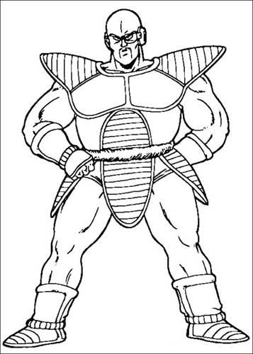 Dragon Ball Z 31, kleurplaat van Dragon Ball Z