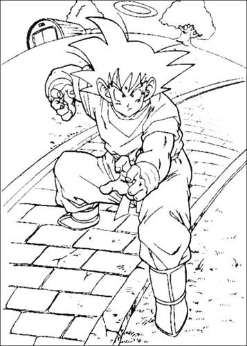Dragon Ball Z 39, kleurplaat van Dragon Ball Z
