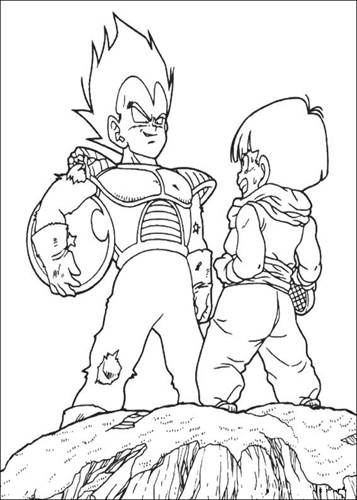 Dragon Ball Z 41, kleurplaat van Dragon Ball Z