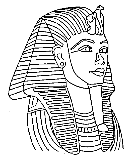 Print Egypte kleurplaat