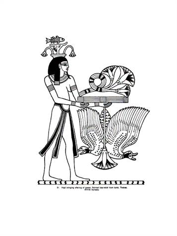 Egypte 7, kleurplaat van Egypte