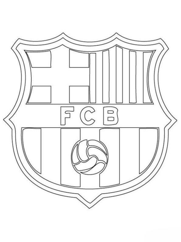 FC Barcelona, kleurplaat van Europese voetbalclubs