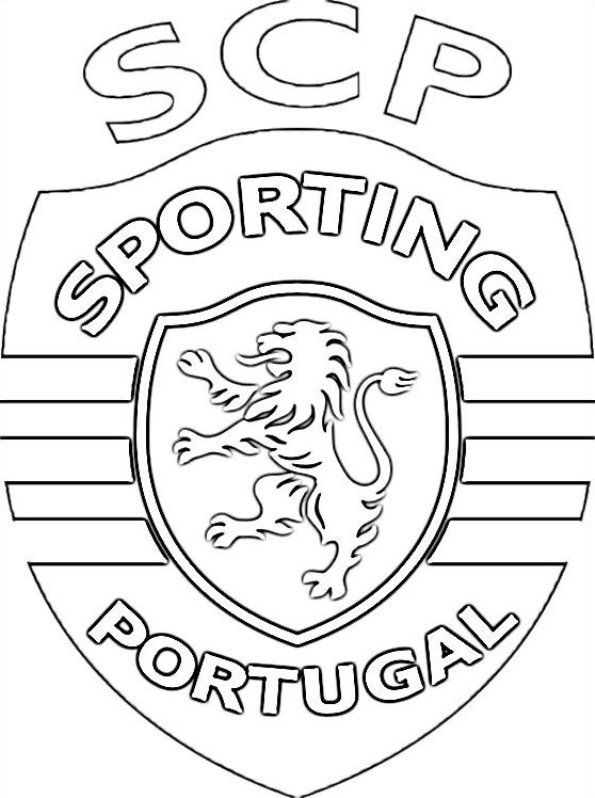 Sporting clube de Portugal, kleurplaat van Europese voetbalclubs