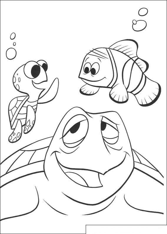 Marlin praat met de schildpadden