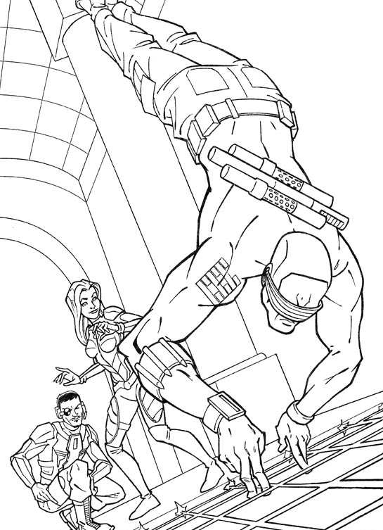 G.I. Joe 5, kleurplaat van G.I. Joe