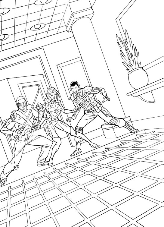 G.I. Joe 6, kleurplaat van G.I. Joe