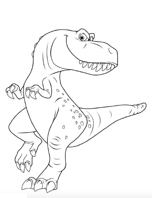 ramsey 2, kleurplaat van Good Dinosaur