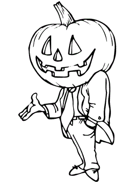 Halloween 5, kleurplaat van Halloween