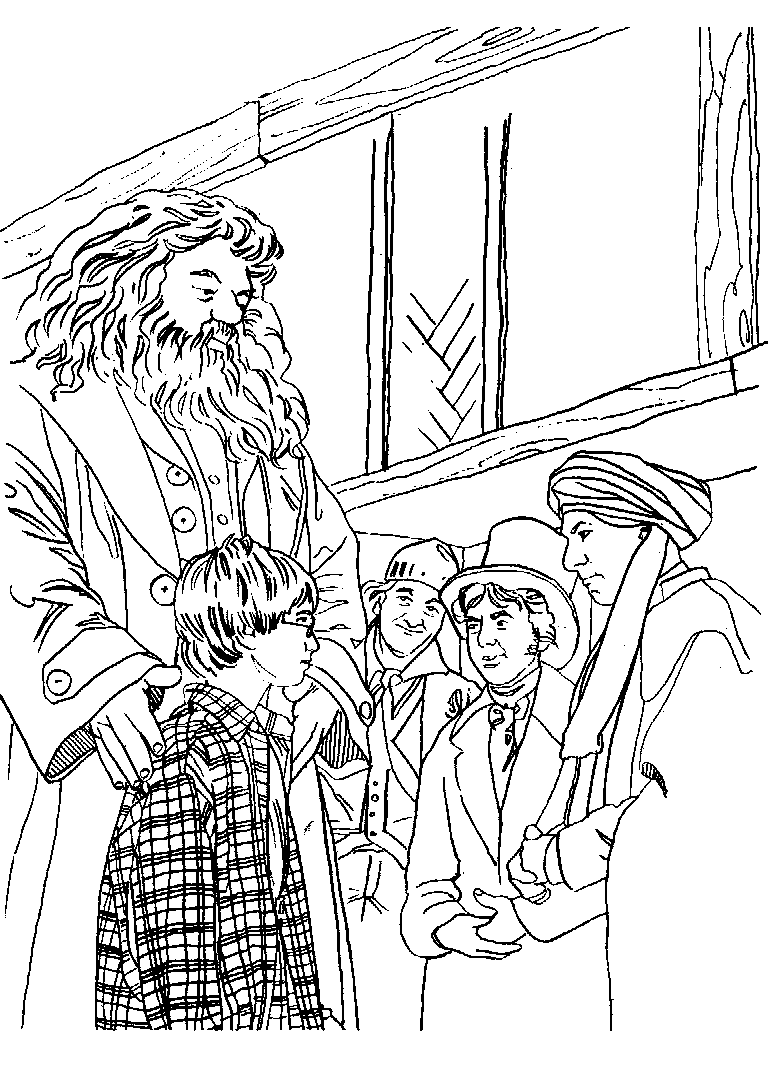 Harry Potter en de Steen der Wijzen 21, kleurplaat van Harry Potter en de Steen der Wijzen