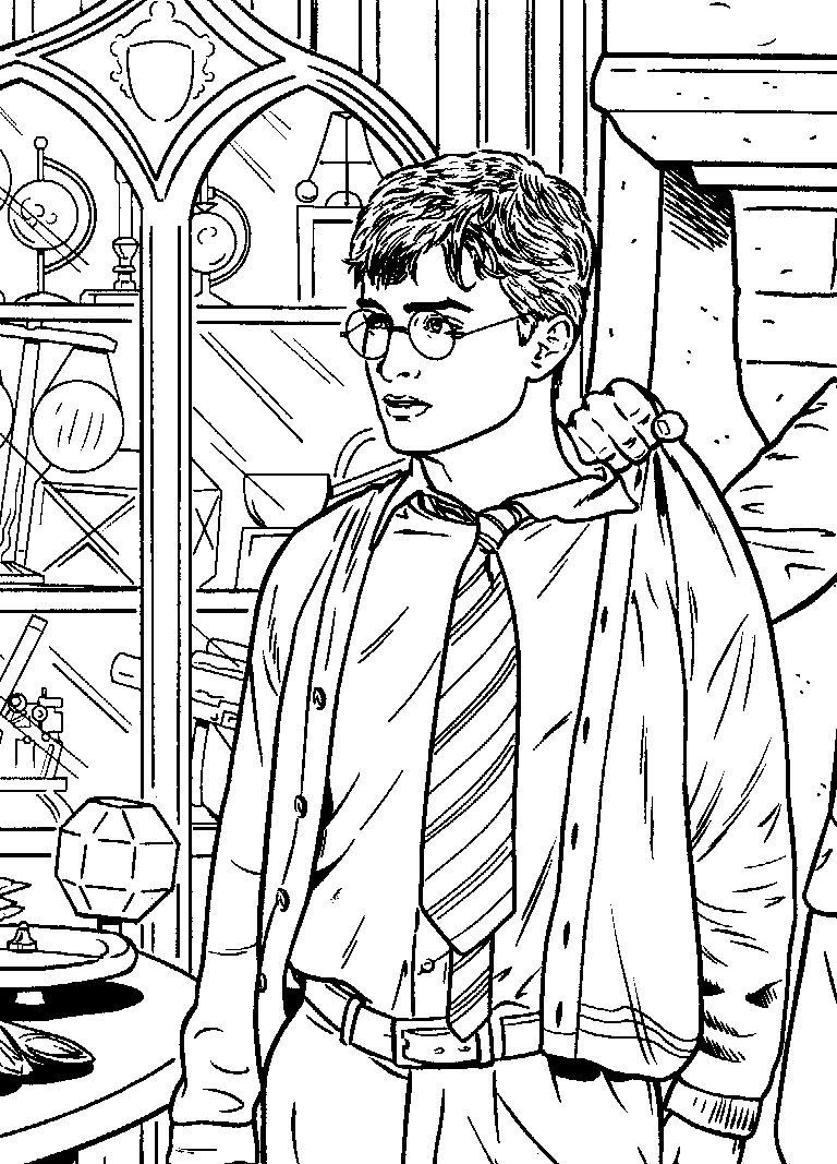 Kleurplaten Harry Potter en de Orde van de Feniks 17, kleurplaat van Harry Potter en de Orde van de Feniks