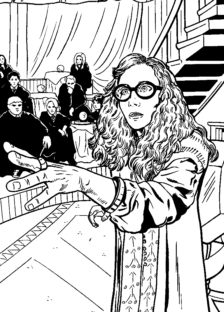 Kleurplaten Harry Potter en de Orde van de Feniks 18, kleurplaat van Harry Potter en de Orde van de Feniks
