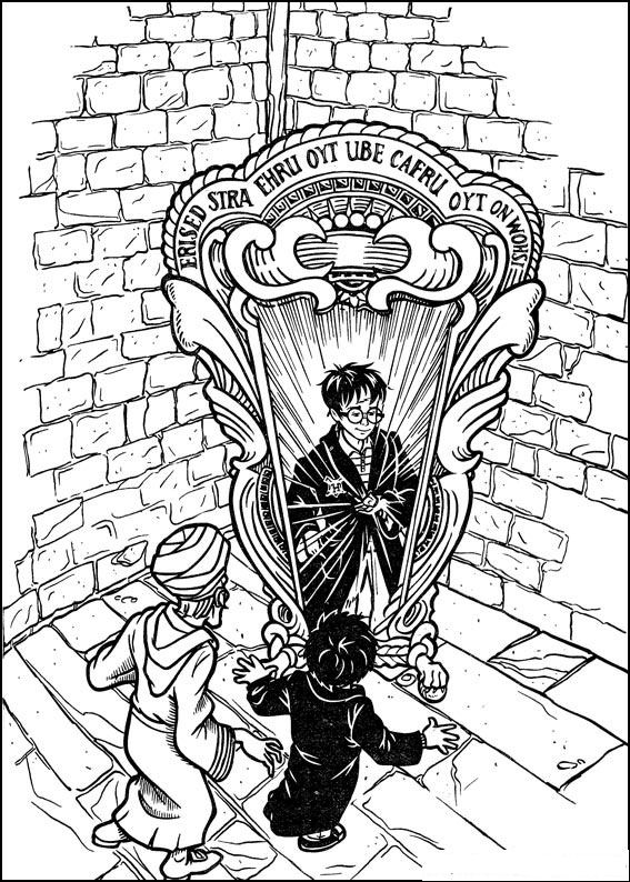 Harry Potter 57, kleurplaat van Harry Potter